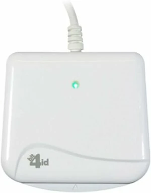 Un lettore di smart card